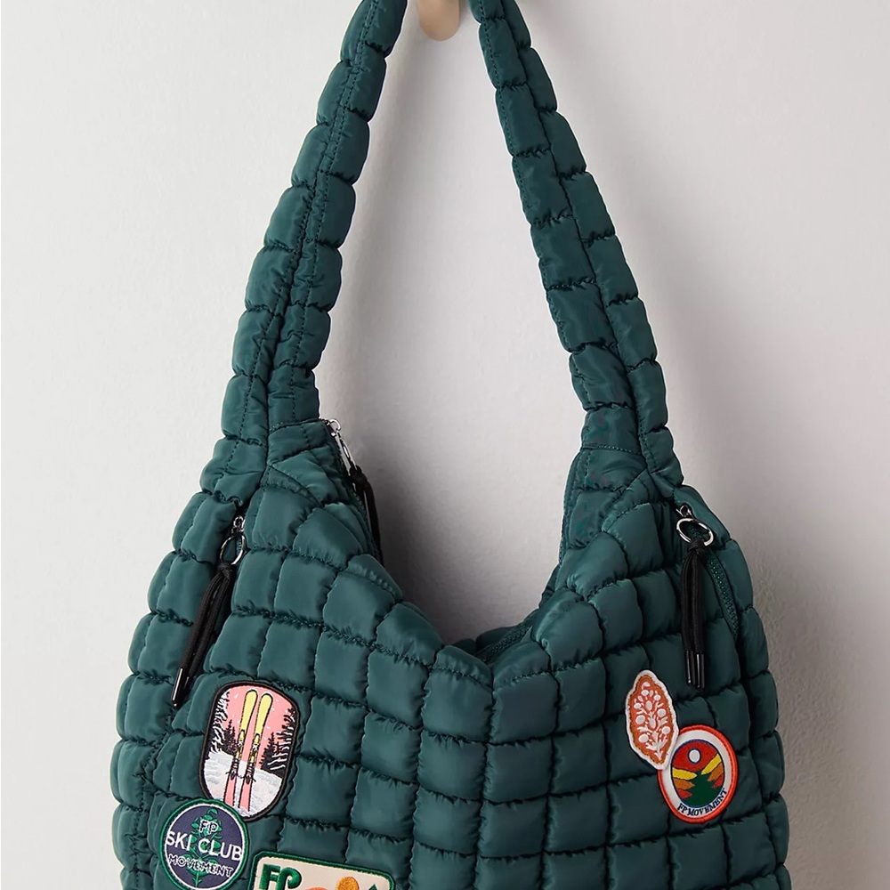 NWT Free People Movement Quilted Patchwork Carryall Bag